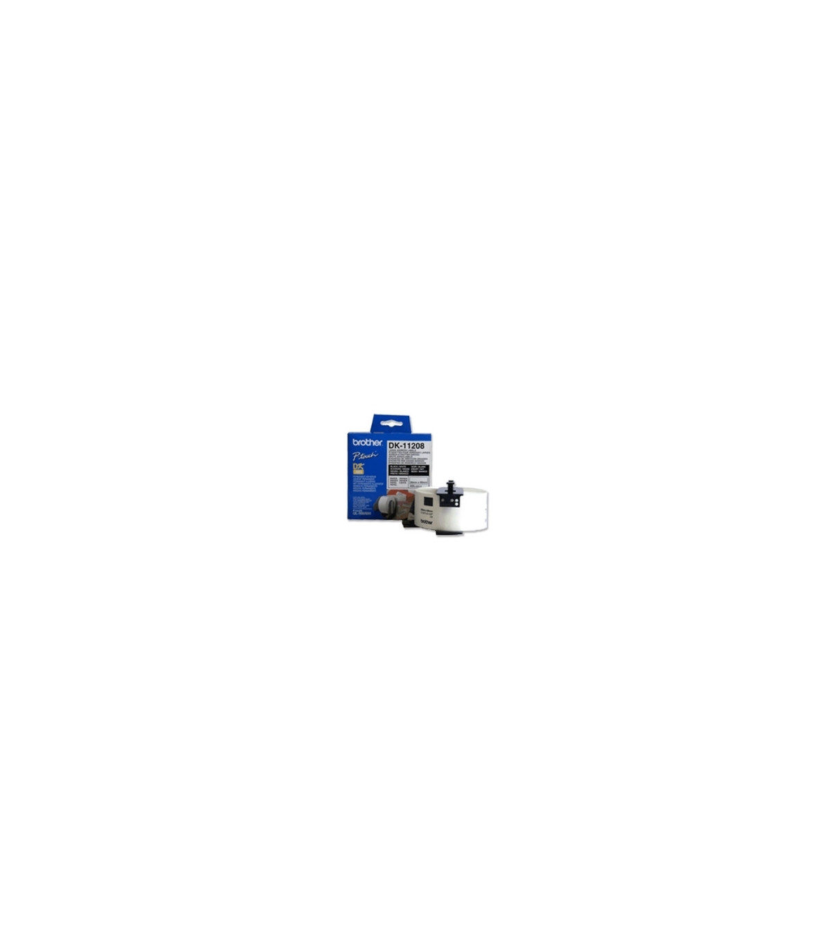 Etiquetas papel precortada brother dk11208 38 x 90 mm 400 - e ql - 500 ql - 550 650td