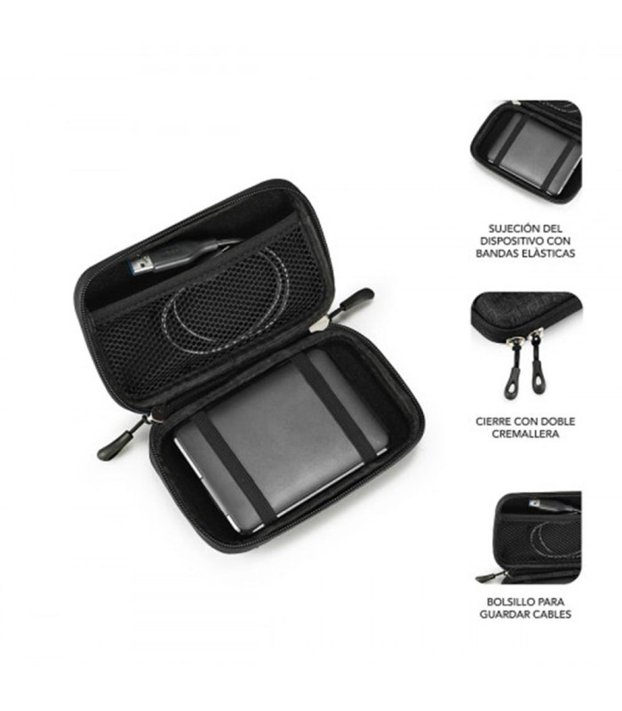 Funda subblim para disco duro 2.5 pulgadas negro
