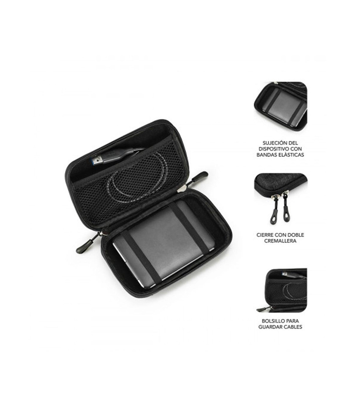 Funda subblim para disco duro 2.5 pulgadas negro
