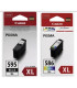 Multipack canon pg - 595xl - cl - 586xl pvp 4x6 photo paper gp - 501 50 hojas