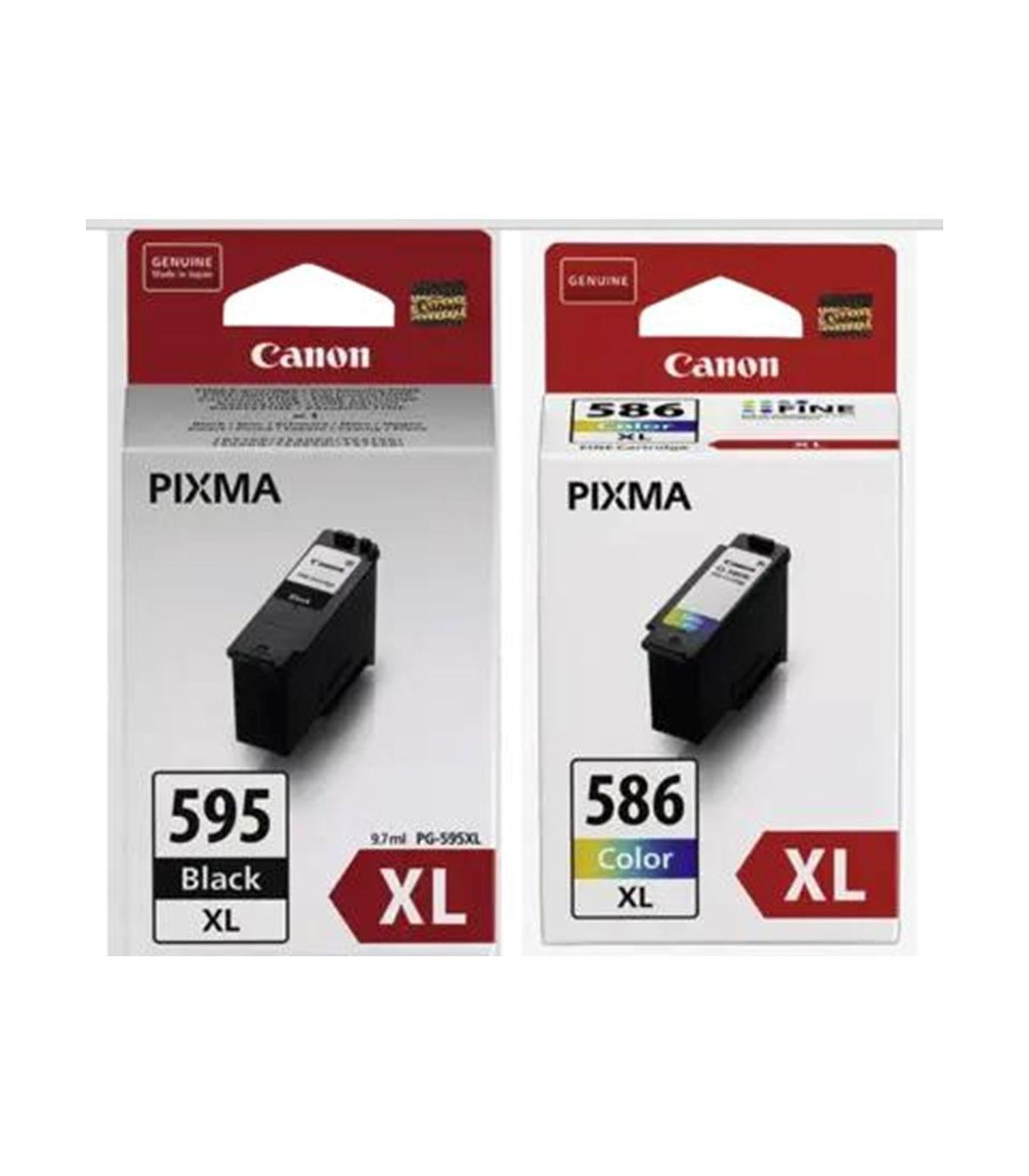 Multipack canon pg - 595xl - cl - 586xl pvp 4x6 photo paper gp - 501 50 hojas
