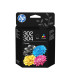 Pack cartucho tinta hp 302 - 304 tricolor -  negro