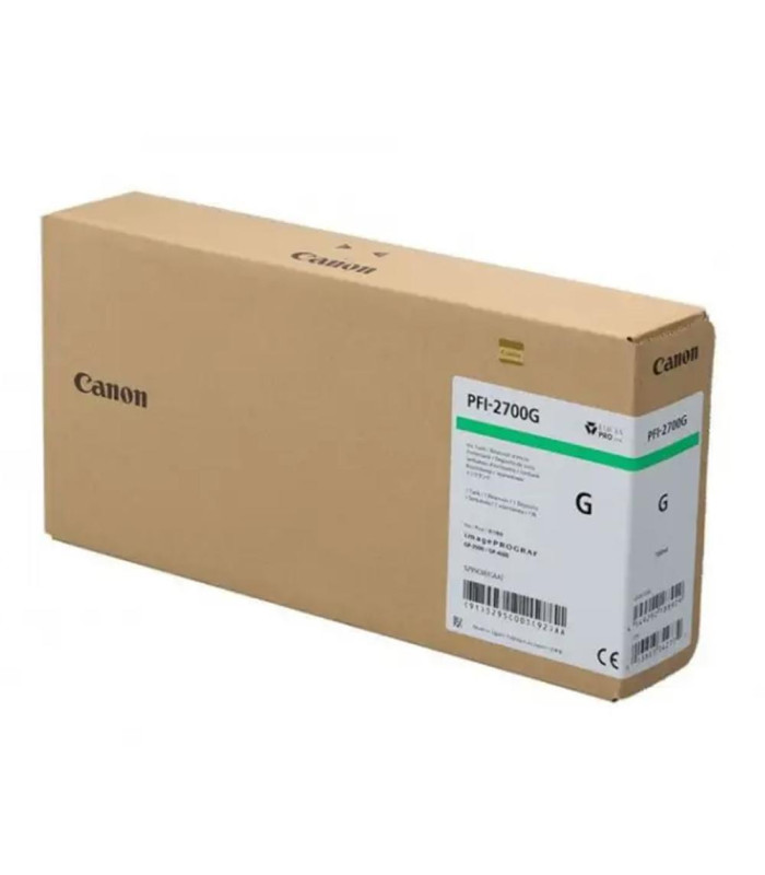 Cartucho tinta gran formato canon pfi - 2700 verde