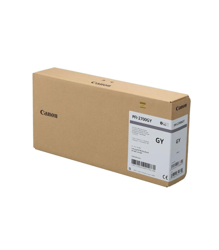 Cartucho tinta gran formato canon pfi - 2700 gris