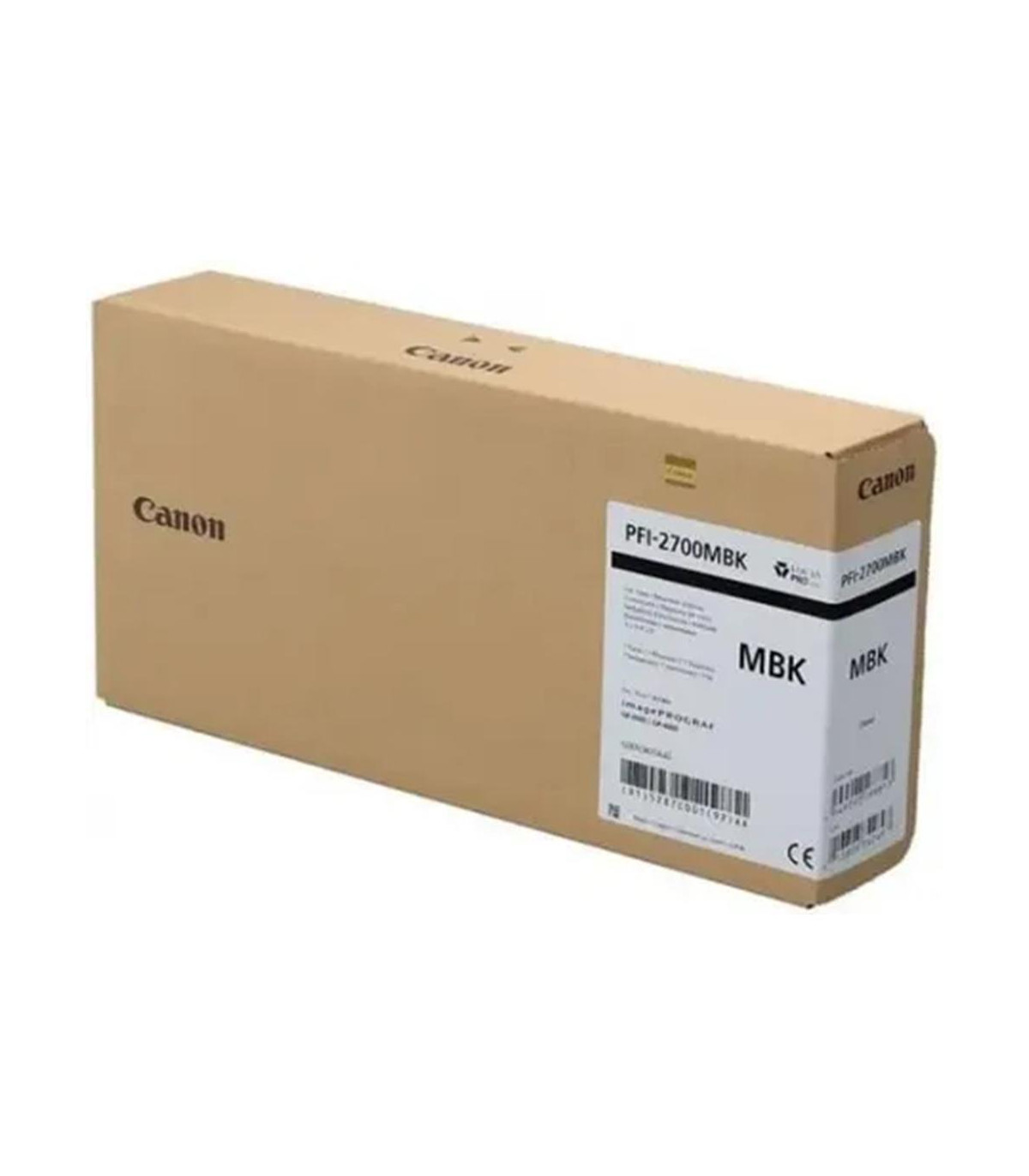Cartucho tinta gran formato canon pfi - 2700 negro mate